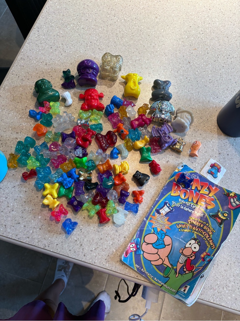Vintage go-go crazy bones lot !!